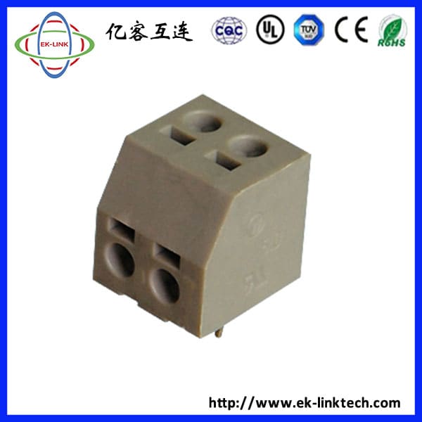 F51-07-5.0 间距5.0mm 弹簧式PCB接线端子/按压免螺丝式端子线路板接线排