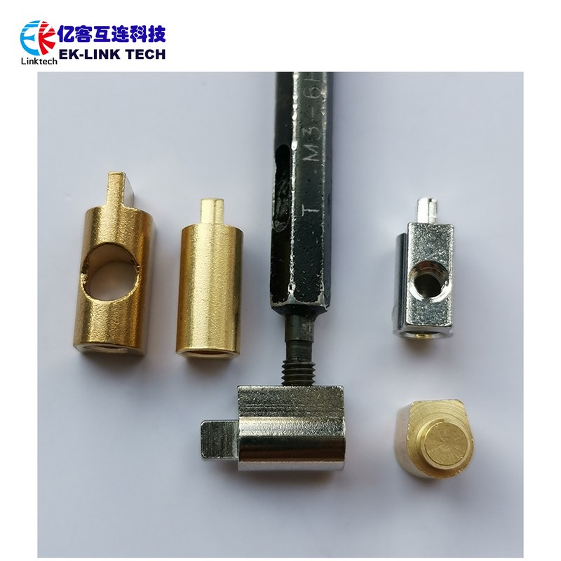 慈溪定制电表接线铜柱 智能开关接线铜柱开关PCB接线柱端子 